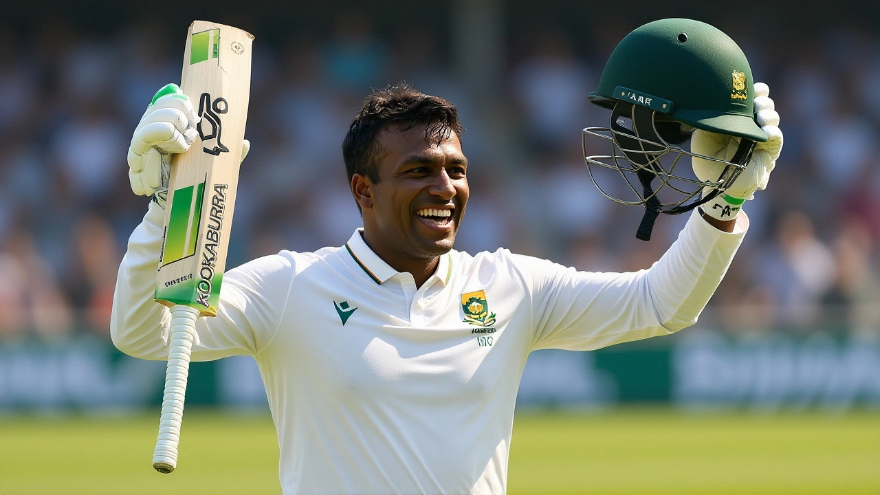 Muthusamy’s maiden century and Jansen’s 93 propel South Africa to 489 in Guwahati